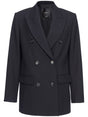 PINKO Double-Breasted Twill Jacket for Women