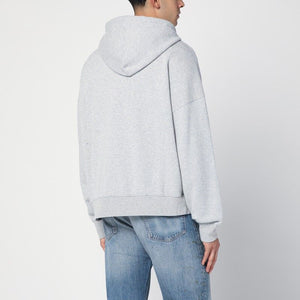 GOLDEN GOOSE Men's Zip-Up Sweatshirt in Grey Melange