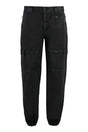 DOLCE & GABBANA Men's Black Cargo Trousers from the SS23 Collection