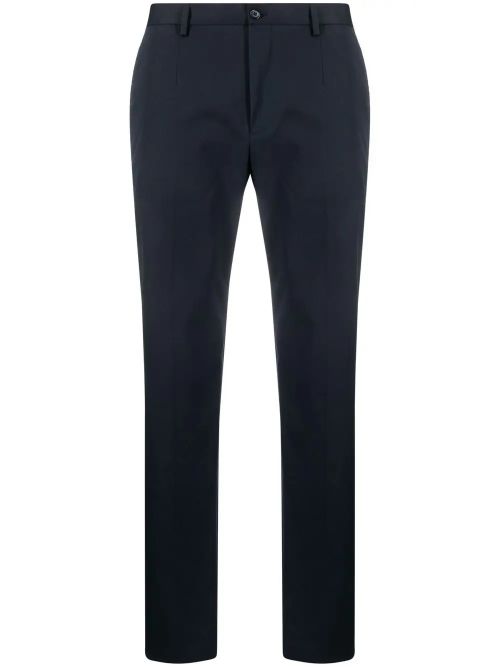 DOLCE & GABBANA Classic Tailored Trousers for Men - Fall/Winter 2024