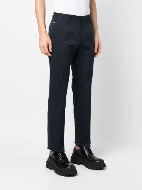 DOLCE & GABBANA Classic Tailored Trousers for Men - Fall/Winter 2024