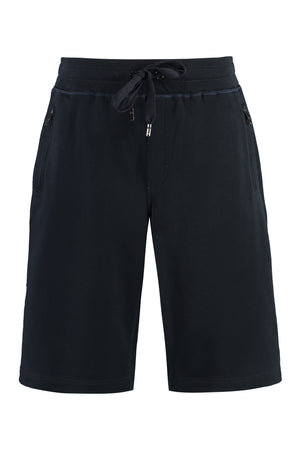 DOLCE & GABBANA Men's Navy Cotton Bermuda Shorts