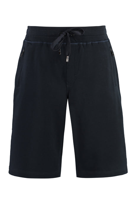 DOLCE & GABBANA Men's Navy Cotton Bermuda Shorts