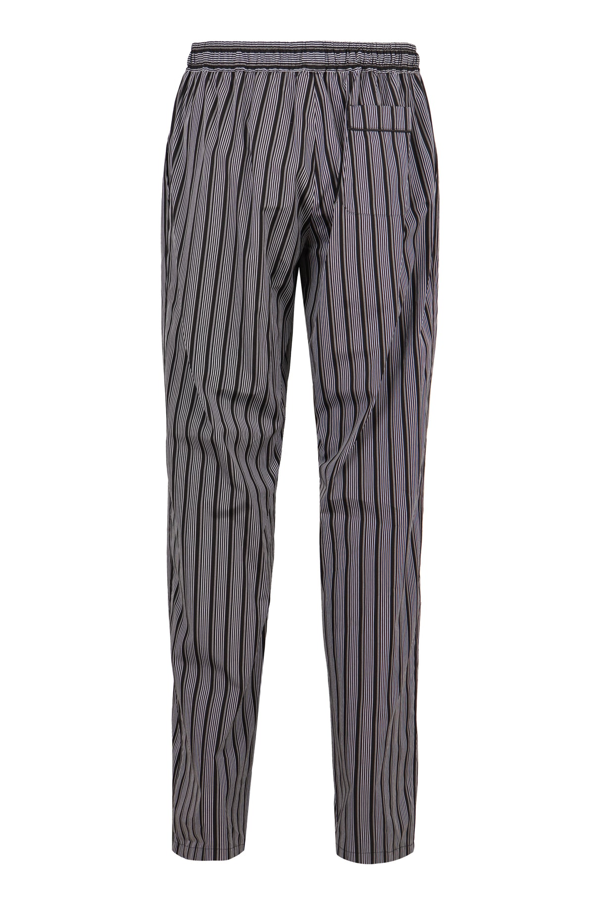 DOLCE & GABBANA Striped Cotton Pajama Pants for Men - FW24