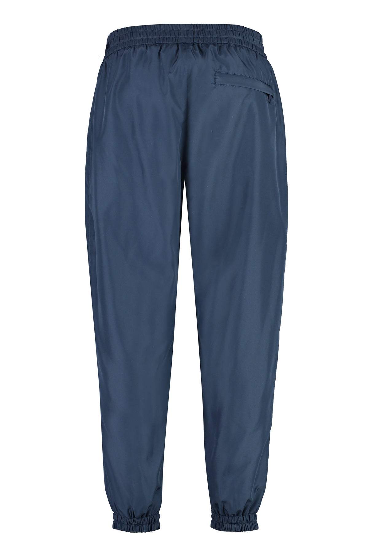 Blue Nylon Track Pants for Men - FW23 Season