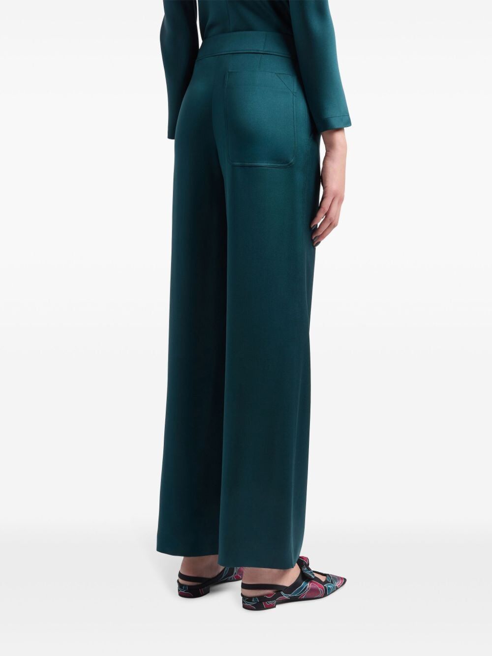 GIORGIO ARMANI Chic Silk Pants for Women - FW24 Collection