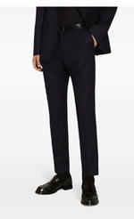 DOLCE & GABBANA Mid-Rise Straight-Leg Wool Trousers for Men