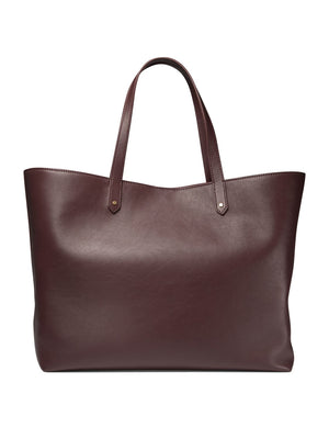 GOLDEN GOOSE Pasadena Large Leather Tote in Bordeaux