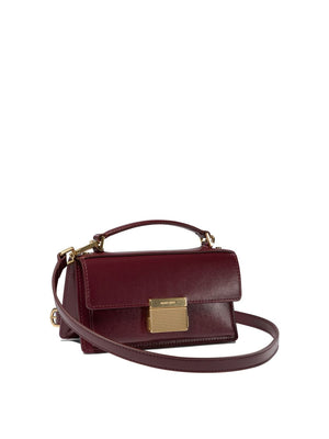 GOLDEN GOOSE Maroon Venezia Small Leather Handbag for Women Fall/Winter 2024