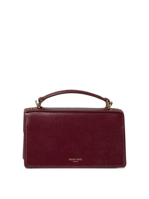 GOLDEN GOOSE Maroon Venezia Small Leather Handbag for Women Fall/Winter 2024