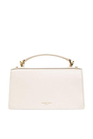 GOLDEN GOOSE Elegant Mini Crossbody in White Leather