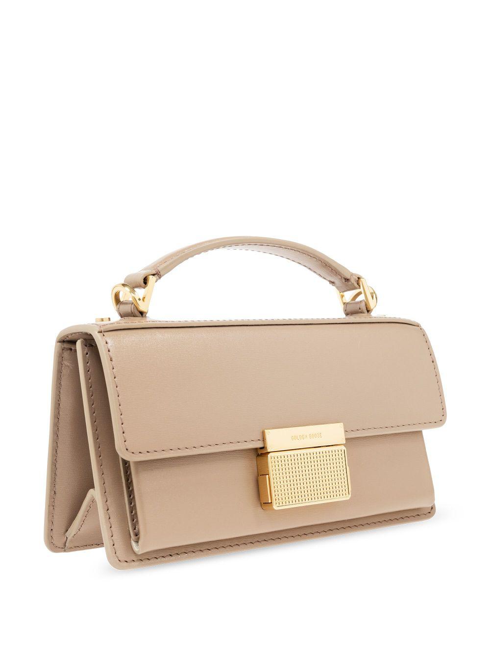 GOLDEN GOOSE Tan Venezia Small Leather Handbag for Women FW24