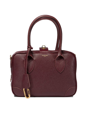 GOLDEN GOOSE Vita Mini Bordeaux Leather Handbag