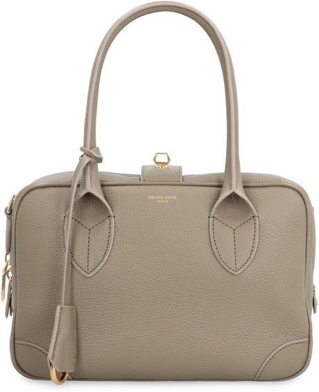 GOLDEN GOOSE Elegant Mini Vita Leather Handbag 25x18x10cm