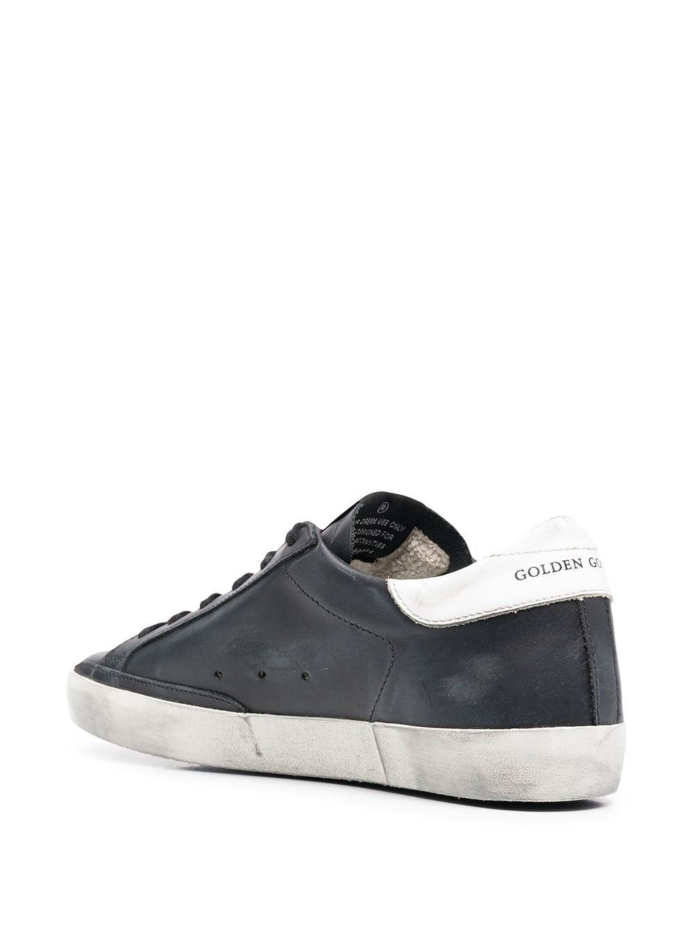 GOLDEN GOOSE Black/White Super-Star Sneakers for Women