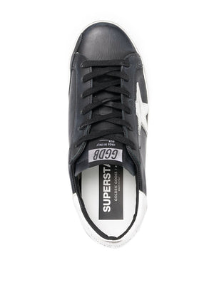 GOLDEN GOOSE Black/White Super-Star Sneakers for Women