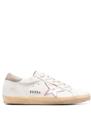 GOLDEN GOOSE Genuine Calf Leather Superstar Sneakers for Women - FW23 Collection