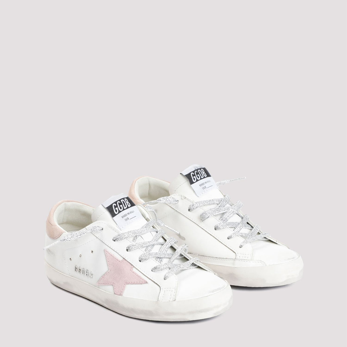 GOLDEN GOOSE Vintage Charm Leather Sneakers