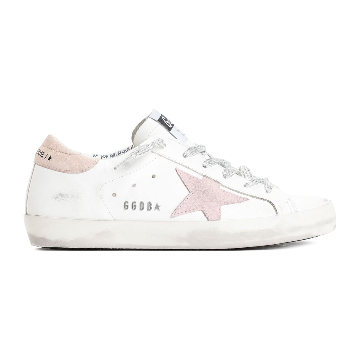 GOLDEN GOOSE Vintage Charm Leather Sneakers