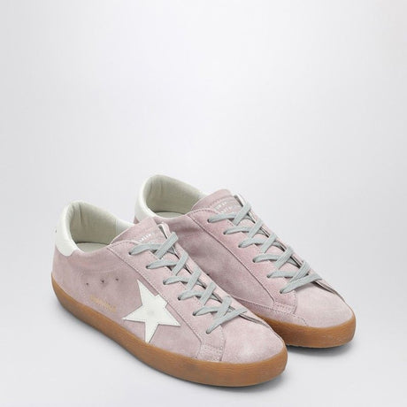 GOLDEN GOOSE Super-Star Pink Suede Women's Sneakers