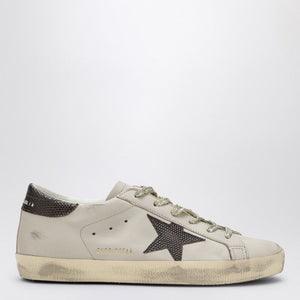 GOLDEN GOOSE Star Detail Sneakers with Snakeskin Accents