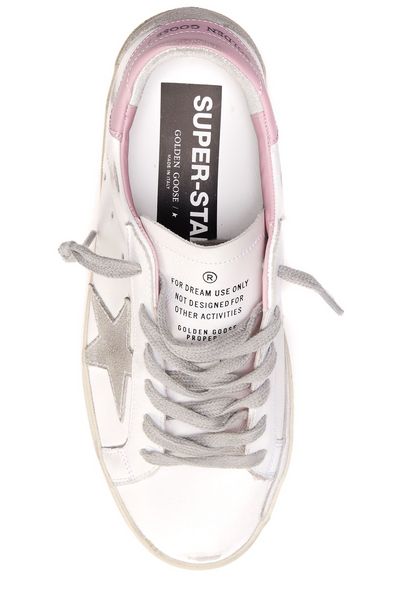 GOLDEN GOOSE Women's White Super-Star Low-Top Sneaker 2024