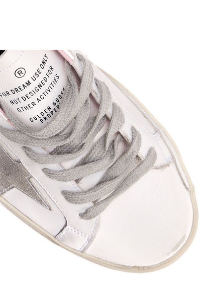 GOLDEN GOOSE Women's White Super-Star Low-Top Sneaker 2024