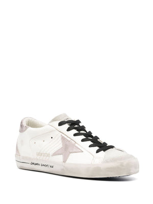 GOLDEN GOOSE Superstar White Leather Sneakers - FW24 Collection