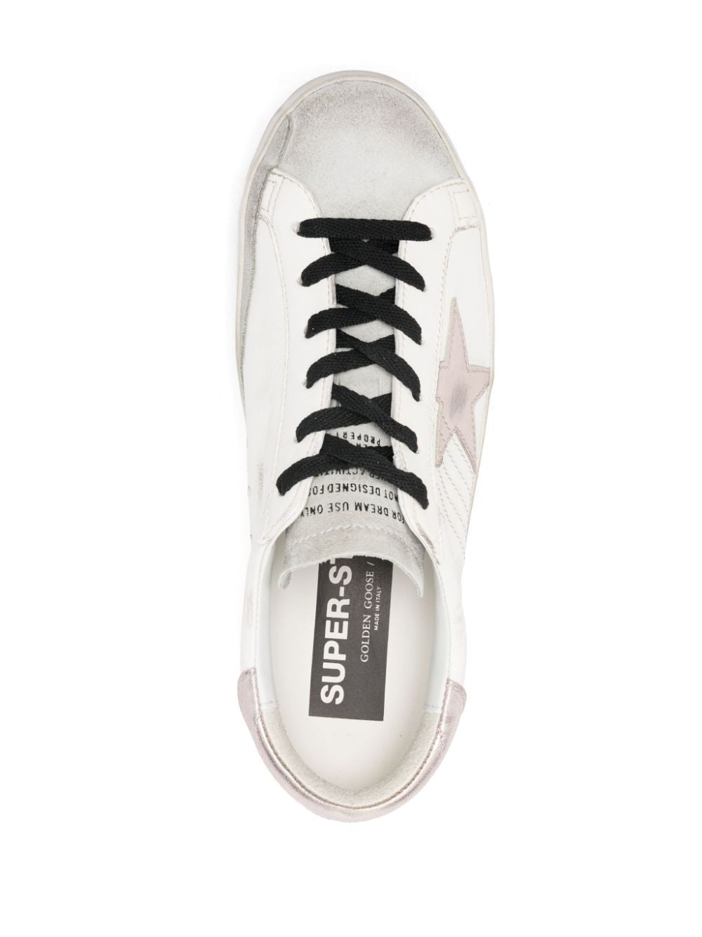 GOLDEN GOOSE Superstar White Leather Sneakers - FW24 Collection