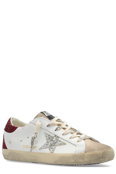 GOLDEN GOOSE Superstar White Leather Sneakers for Women