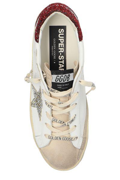 GOLDEN GOOSE Superstar White Leather Sneakers for Women