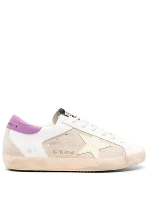 GOLDEN GOOSE Luxury Distressed Leather Low-Top Sneakers for Women