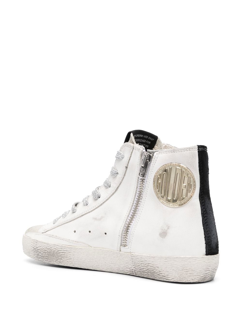 GOLDEN GOOSE Luxurious Star-Patched Leather High-Tops for Women