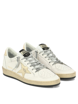 GOLDEN GOOSE Distressed Lace-Up Sneaker with Signature Star Patch