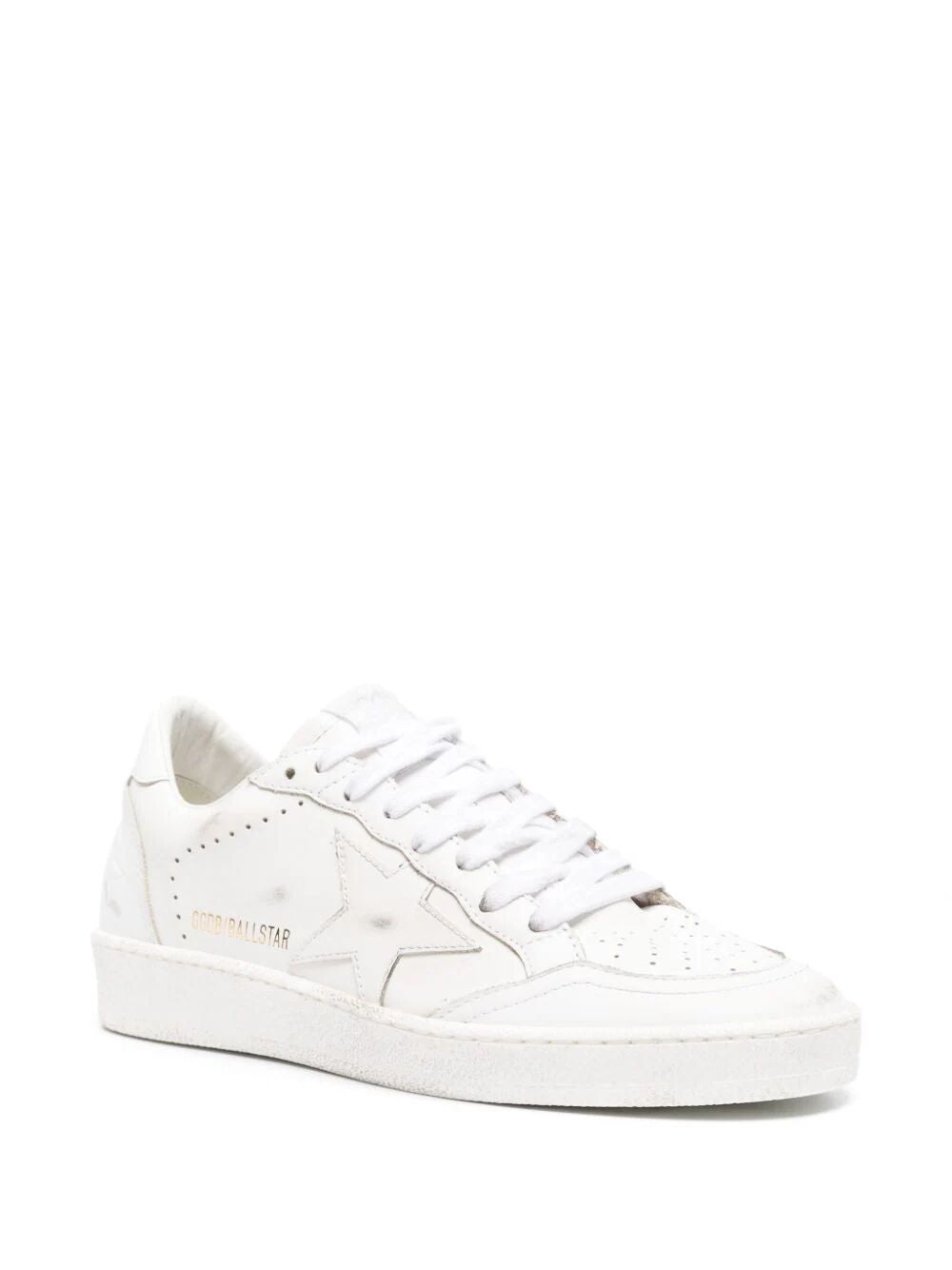 GOLDEN GOOSE White Leather Low-Top Sneaker for Women from Deluxe Brand