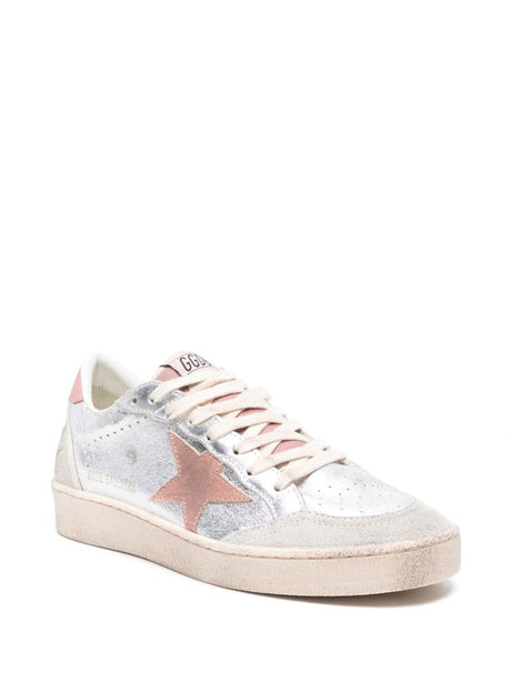 GOLDEN GOOSE Silver and Nude Sneaker for Women - SS24 Collection