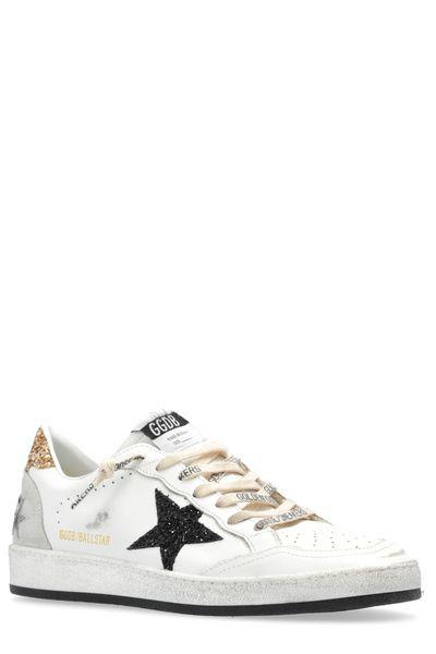 GOLDEN GOOSE Minimalistic Women's Sneakers in White and Black