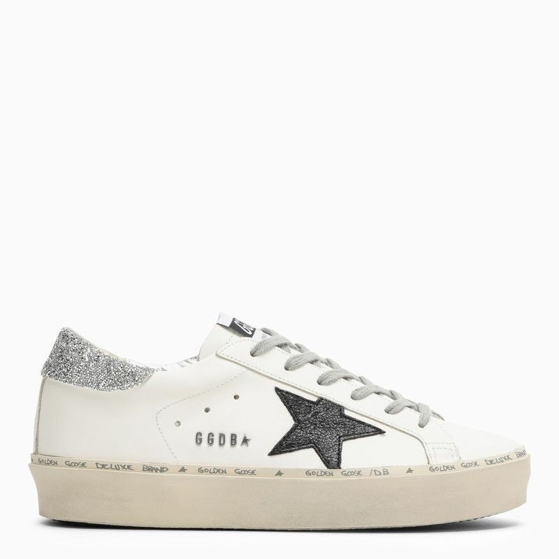 Women's Glittered Low Top Trainers with Star Patch Detail