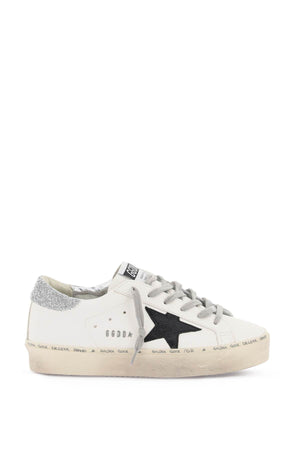 GOLDEN GOOSE Glittered Low Top Trainers with Star Patch Detail for Women