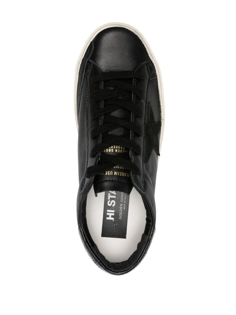 حذاء سنيكرز هاي ستار أسود للنساء - مجموعة SS24