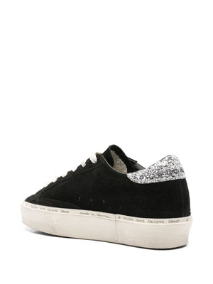 GOLDEN GOOSE Hi Star Leather Sneakers – Midnight Black