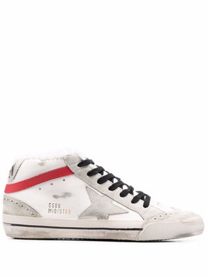 White Golden Goose Mid Star Women's Sneakers - SS22 Collection