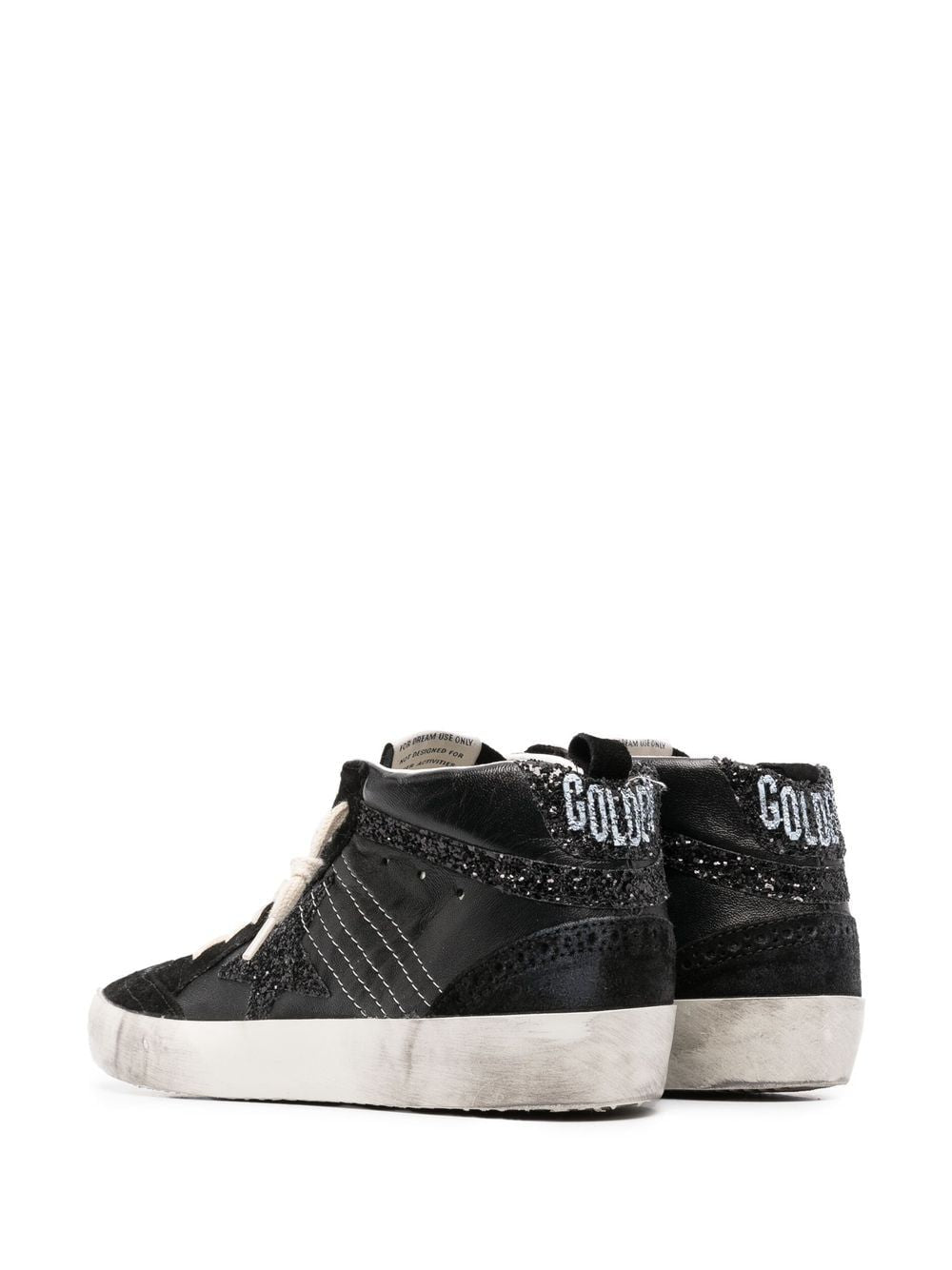 GOLDEN GOOSE Luxurious Black Midstar Sneakers for Women - FW23