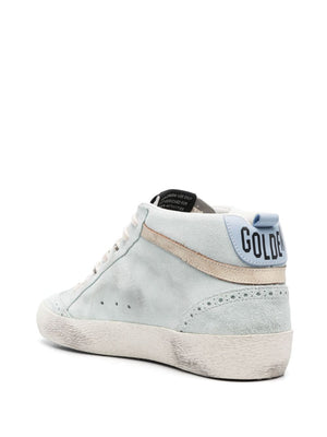 GOLDEN GOOSE Stylish Gold Canvas Sneakers for Women - 2024 Collection