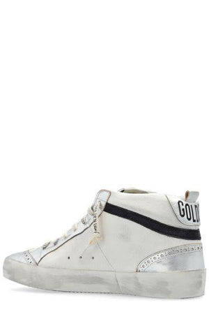 GOLDEN GOOSE Mid Star Chic White Leather Sneakers