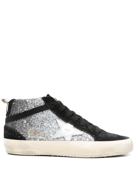 GOLDEN GOOSE Mid Star Leather Sneakers for Women - SS25 Collection