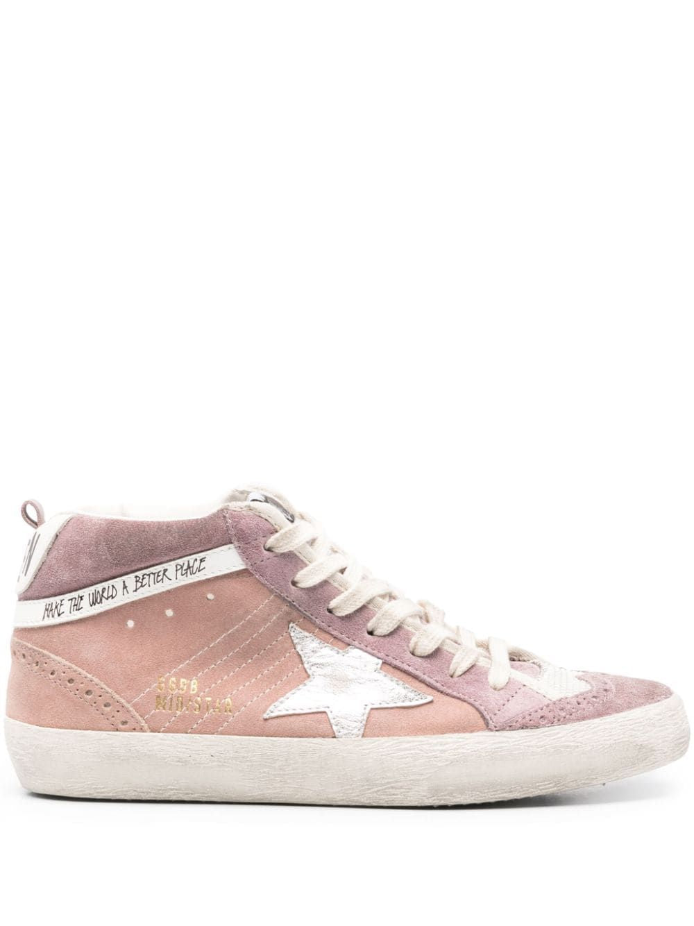 GOLDEN GOOSE Twilight Mauve Mid Star Sneakers