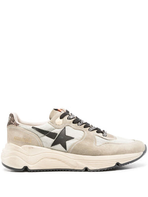 GOLDEN GOOSE Luxurious Dove Grey Leather Sneakers