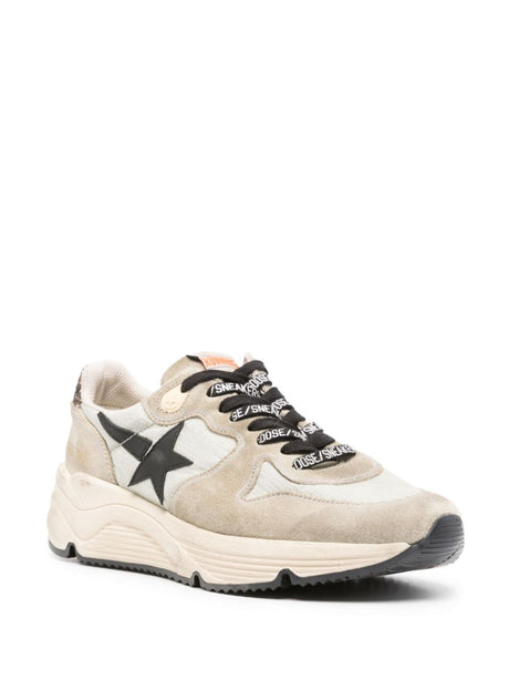 GOLDEN GOOSE Luxurious Dove Grey Leather Sneakers