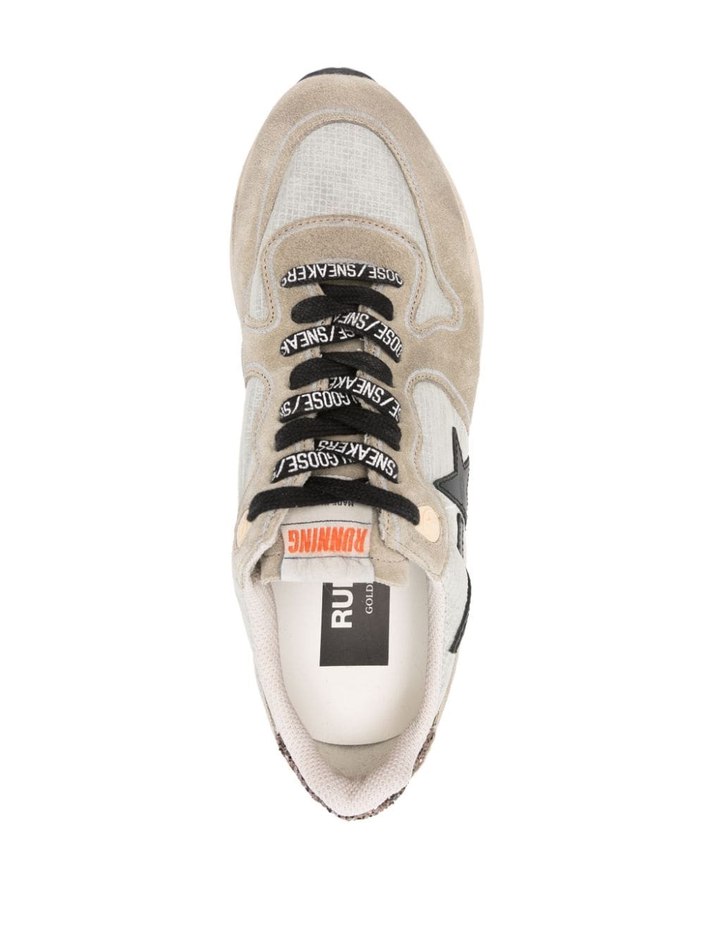 GOLDEN GOOSE Luxurious Dove Grey Leather Sneakers